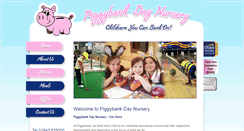 Desktop Screenshot of piggybanknursery.co.uk